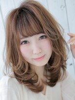 アグ ヘアー ローラ 外旭川店(Agu hair laura)&nbsp;内巻き×レイヤー入りミディアム
