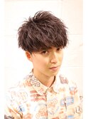 サイドパートマッシュ