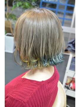 ポタム 東中野(potamu) 裾カラーのデザインカラー