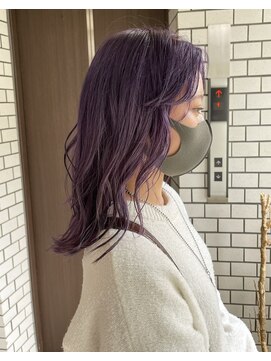 ジェイ フィール J.feel ハイトーンバイオレットに小顔ヘア!