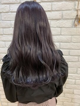 シュガー ヘアアンドネイル 仙台(SUGAR) ラベンダーブラウンマッシュショートフェザーバングアッシュ