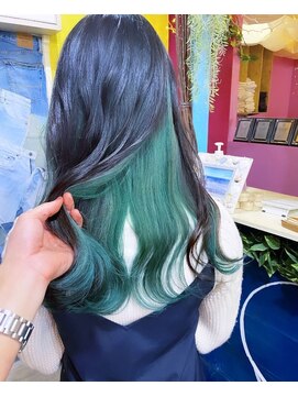 トーク 伊丹本店(TAL'KE) TAL'KE/インナーカラー×グリーン_869