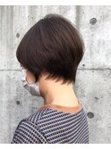ショート×ボブ×栗色
