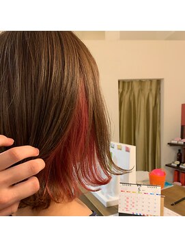 パームス(Palms) 外ハネ×インナーカラー