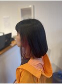 夏休みに◎ピンクインナーカラー