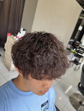 アイズ 海老名(AIZU) 波巻きスパイラルパーマ　ツイストスパイラルパーマ　マッシュ