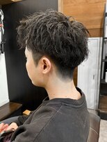 アイリーヘアデザイン(IRIE HAIR DESIGN) 【IRIE HAIR赤坂】アップバングスパイラルパーマ