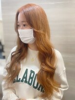 ラビス クローバー(Lovis clover) 《RIN》アプリコットオレンジ【熊谷/ダブルカラー】