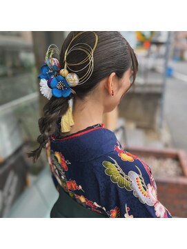 パーミル ヨコハマ(permille Yokohama) 振袖×まとめ髪アレンジ