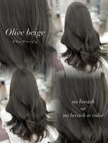 アイシー 表参道(ICY)&nbsp;人気No.1＊透明感オリーブベージュグレージュブリーチなし＊RINA