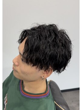 ヴェルゴ 北島店(vellgo) センターパート×縦落ちパーマ