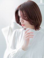 モッズヘア 越谷(mod's hair) センターパートミルクティーピンク外ハネボブc5越谷20代30代40代