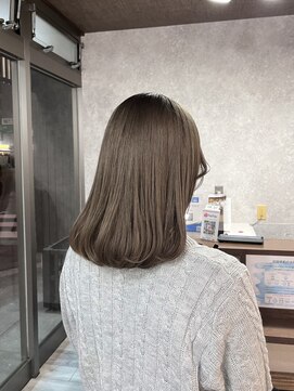 ミニム ヘアー(minim hair) 【minim×りの】オリーブグレージュ