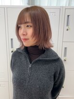 シーラス(cirrus)&nbsp;【akari担当】ミルクティーベージュ×顔まわりレイヤー20代/30代