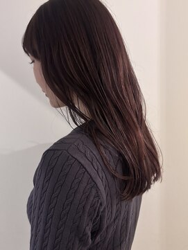 ライン(LINE) ピンクカラー/ブリーチなしカラー/暖色