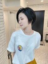 ショートボブ/簡単スタイリング/丸みショート/可愛い/20代30代
