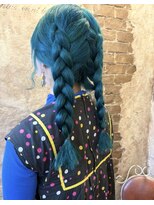 マギーヘア(magiy hair)&nbsp;ターコイズブルー［magiyhair西部笑］