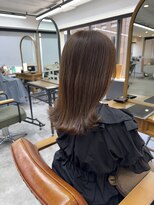 ファブ 銀座(fav)&nbsp;セミロング　オリーブベージュ