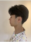 刈り上げセンターパート