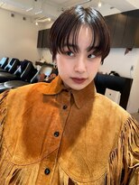 シータ(sheta)&nbsp;【sheta/三畑賢人】小顔黒髪マロンベージュマッシュショート