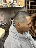 アールズ ヘア(R's hair)&nbsp;MEN’S HAIR/ブルーブラック/フェザーパーマ/ 印西　印西市