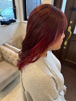 アンビ(ambi) インナーカラースパイスレッド