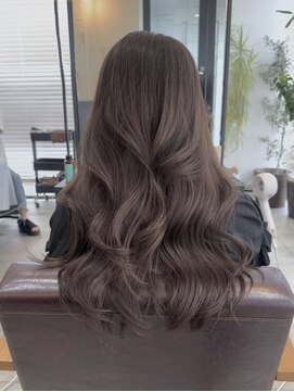 コート 表参道(Cote) 美髪レイヤーカットオリーブグレージュグレージュカラー顔まわり