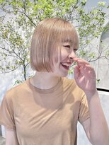 ノーム(norm)&nbsp;似合わせカット/ハイトーンカラー/ブロンド/ボブ