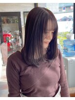 セットアップ 倉敷美和店(SET-UP)&nbsp;レイヤーカット顔周りカットシャギーカットブラウンカラー