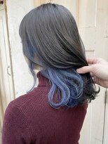 エノア 東京(ENORE) ブルー/ブリーチ/ダブルカラー/インナーカラー