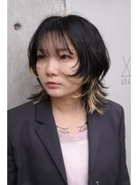 オーン 渋谷(OOn) 毛先ランダムハイライト