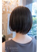 クレオメ 田町店(Cleome)&nbsp;グランマッシュ前髪艶髪斜めシースルーバング美髪イメチェン暗髪