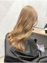 ネウィ 宮崎店(newi)&nbsp;ハイトーンでも艶々☆極上ミルクティーベージュ×ゆるふわロング