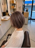 立体感ハイライト×大人ボブ☆