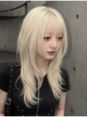 ウルフカットシャギーレイヤーロングレイヤーハッシュカット