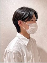 アッシュ 八王子みなみ野店(Ash)&nbsp;センターパート×曲がる縮毛矯正　八王子みなみ野
