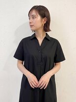 ズール 稲田堤店(ZU LU)&nbsp;艶ブラウン×外ハネミニボブ