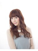 ニュアンスカラー/フルバング/似合わせカット