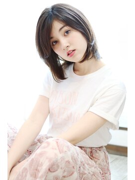 アーレル(Arlel) ☆Arlel 池袋☆透け感カラーのレイヤーボブスタイル