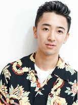 メリケンバーバーショップ コウベ(MERICAN BARBERSHOP KOBE)&nbsp;ビジネスアップバングショートツーブロックテクノ#m5192