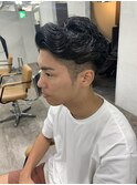メンズ刈り上げパーマウェーブmisaki