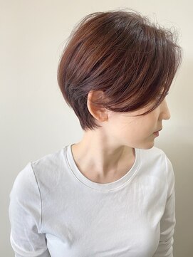 エトワール(Etoile HAIR SALON) #ハンサムショート#スキニーショート#シアブラウン
