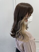 アライブ キチジョウジ(ALIVE Kichijoji)&nbsp;韓国風インナーカラー×ホワイトベージュ