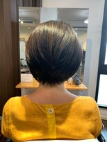 アトリエアルシュ(atelier ARCHE) 大人ショートボブ,小顔,ひし形ショートボブ,後頭部ボリューム