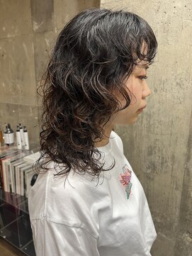 イデア(idea) #ウルフスパイラルパーマ#日比野未奈