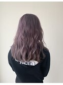 ラベンダー ピンク グレージュ ベージュ 透明感 ブリーチ 三宮