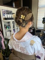 ヘアー リードレス(hair Re:dress) シニヨンアップスタイル◎成人式/卒業式