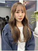 ロング/ベージュブラウン