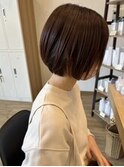 収まりの良いボブスタイル