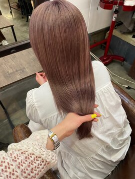 フルアヘッド(FULL A HEAD) ダークピンクベージュ